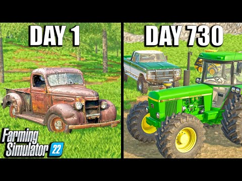 , title : 'I SPENT 2 YEARS BUILDING A FARM WITH $0 AND A TRUCK - (SURVIVAL FARMING)