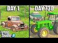 I SPENT 2 YEARS BUILDING A FARM WITH $0 AND A TRUCK - (SURVIVAL FARMING)
