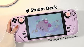 Steam Deck unboxing | 2TB SSD Upgrade | Windows dual boot | genshin | accessories
