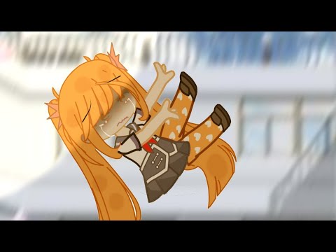 "Pushing Osana out of the roof" | Yandere simulator✨Gacha club🩸