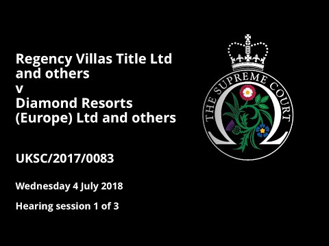 Regency Villas Title Ltd and others v Diamond Resorts (Europe) Ltd and others