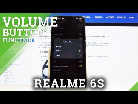 How to Change Volume Button Function in Camera in REALME 6s – Personalize Volume Keys Functions