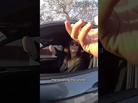 Woman pulled over for holding phone in her right hand, but she doesn’t have a right hand #shorts