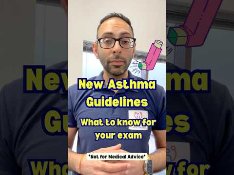 💨 Asthma comes up in your exam?… quick review of new guidance… #plab #msra #asthma