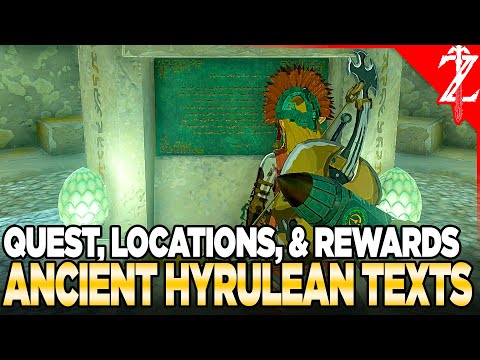 Messages From an Ancient Era - All Ancient Hyrulean Text Tablets in Tears of the Kingdom
