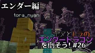 イヌとトラのエンダードラゴンを倒そう！Part.26 ～エンダー編～