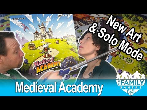 SNAP Review – Medieval Academy – Choices in Chivalry [with The Family Gamers]