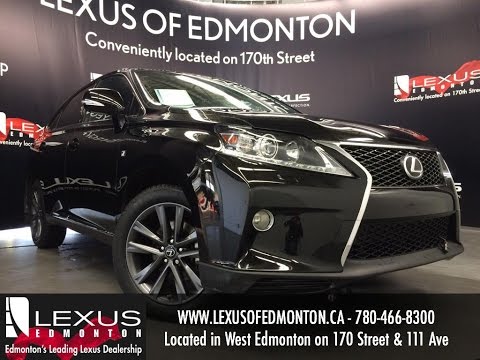 Lexus Certified Pre Owned Black 2013 RX 350 AWD F Sport Review | Red Deer Alberta