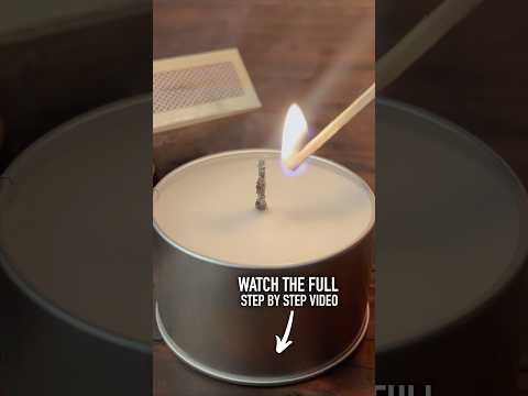 How To Make an INFINITE CANDLE Wick - Burns Forever! #survival #camping #lifehacks #diy