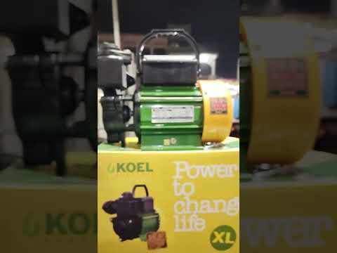 1 hp kirloskar koel XL model full unboxing#kirloskarpump #madeinindia #waterpump #truesteam