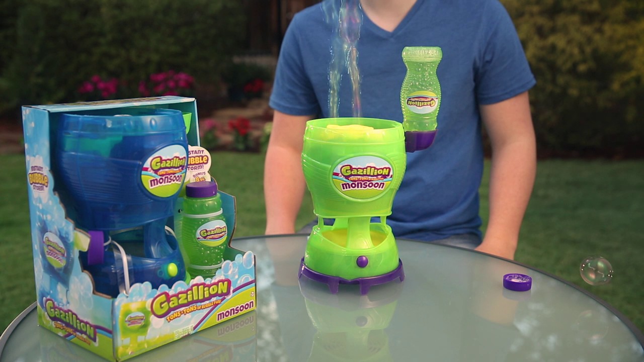 Gazillion Bubbles MONSOON BUBBLE MACHINE - How to video