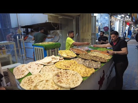 How to Make Iraqi Bread in Street Food