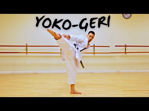 HOW TO YOKO GERI // KARATE SIDE KICK🥋⛩
