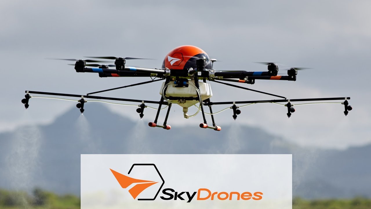 Drones para a pulverização de lavouras - Massa News