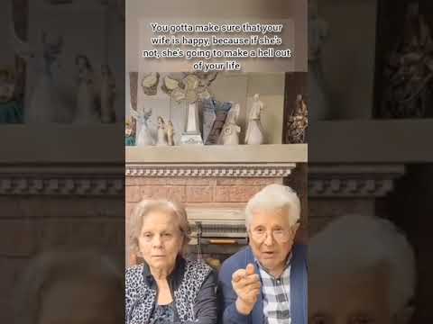 Senior married couple spills their secret to happy marriage
