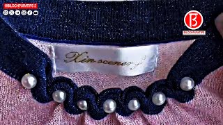 If the collar is too big, change it to smaller. And 6 Sewing Stich Mending Knitting Hole Episode 05