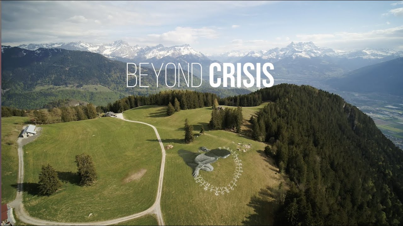 Beyond Crisis, Saype from Switzerland