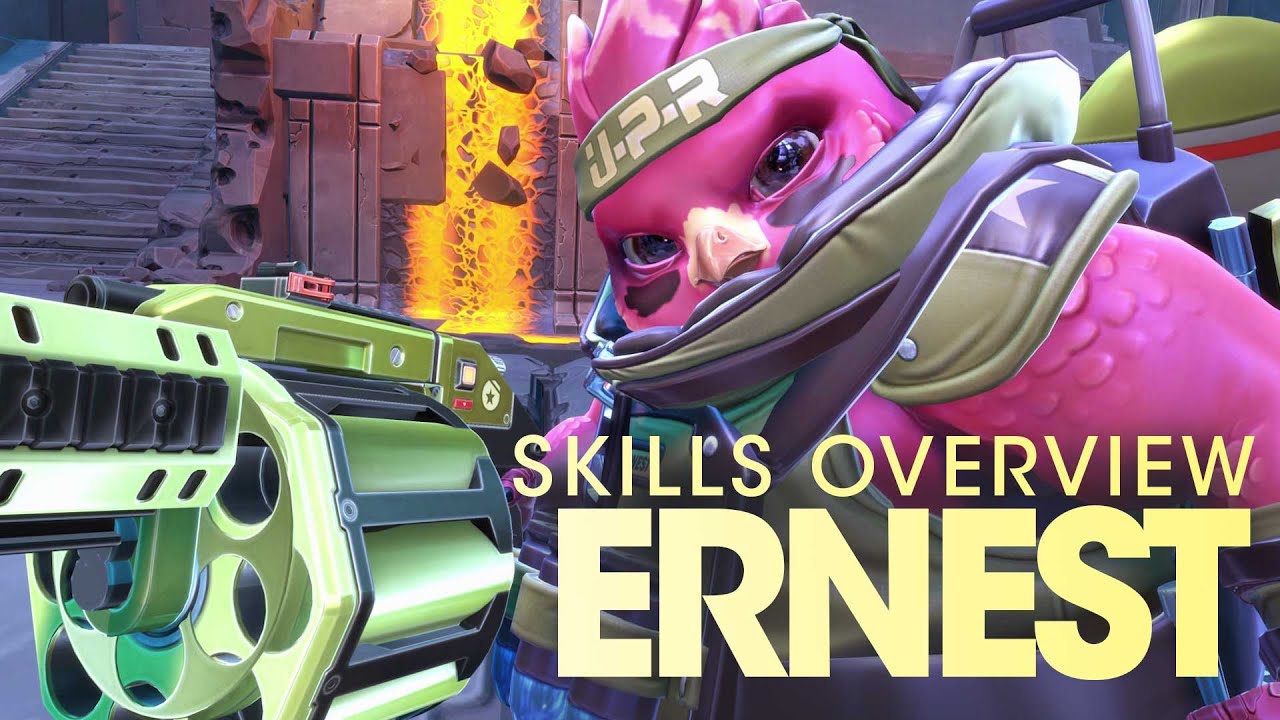 Battleborn: Ernest Skills Overview - YouTube