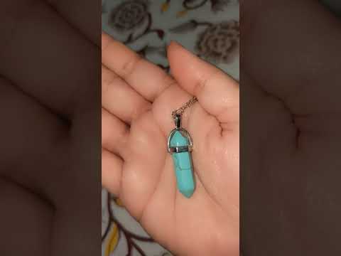 🌟Magical Wish Fulfilling Crystal Pendant🧿Firoza/Turquoise🔮Get Name, Fame, Glamour, Wealth & Success