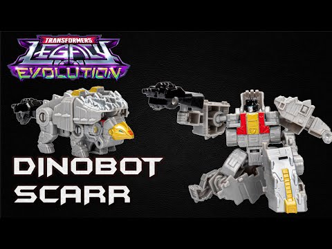 MEET THE NEWEST DINOBOT!!! | Transformers Legacy Core Glass Dinobot Scarr | #transformers