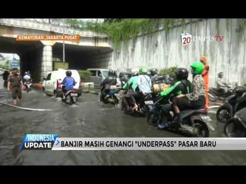 Genangan Air Masih Rendam Ibu Kota Jakarta