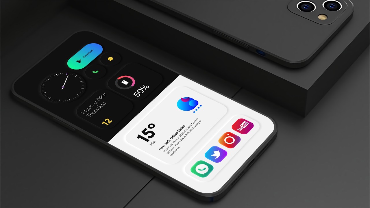 The Ultimate NEUMORPHIC Android Setup!  Best KWGT Widgets