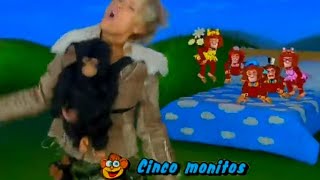 Xuxa - Cinco Monitos (Monkey on the bed) [Xuxa Solamente Para Bajitos]