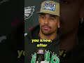Jalen Hurts wants to strive for GREATNESS? #shorts #eagles