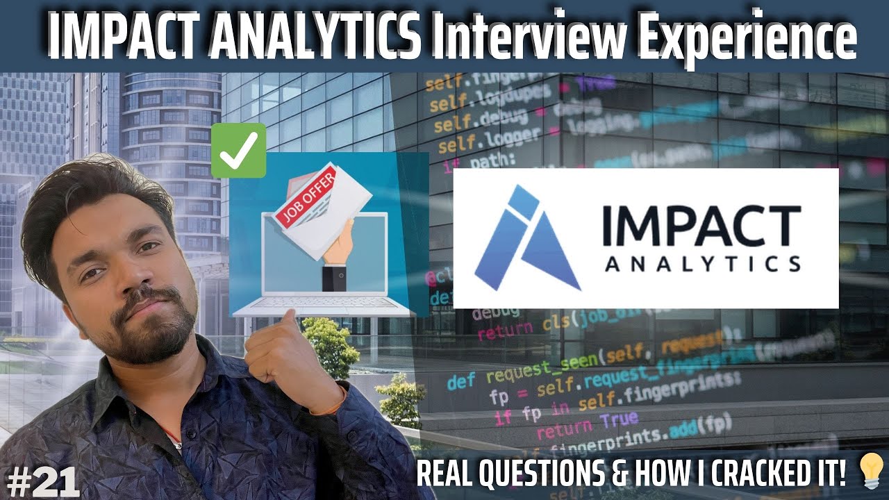 IMPACT ANALYTICS Interview Experience 🚀 | Sr. Backend Engineer (Python) | Real Questions & Insights!