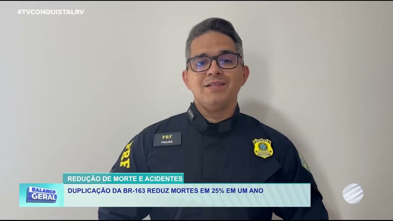 Duplicação da BR-163 reduz mortes em 25% e registra queda histórica entre Diamantino e Nova Mutum