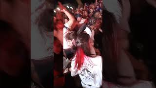three 6 mafia performing in detroit at movement day1 (mosh pit) #detroit