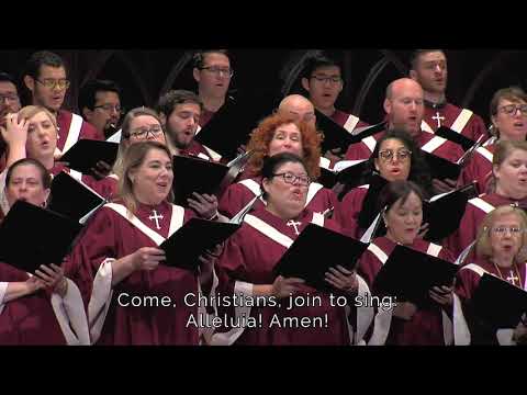 Come Christians Join to Sing (11 AM, webstream)