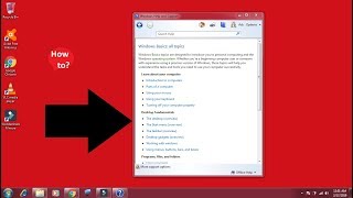 How to close windows help and support pop up