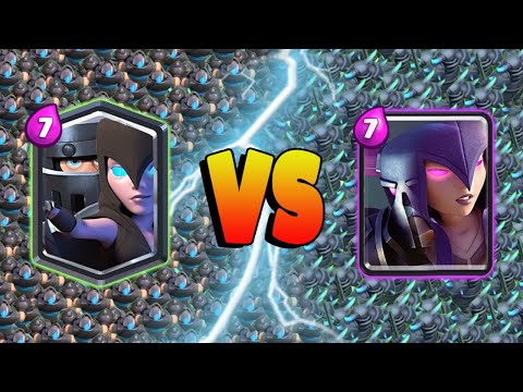 MEGA KNIGHT + NIGHT WITCH Vs PEKKA + WITCH  - Clash Royale Battle #394