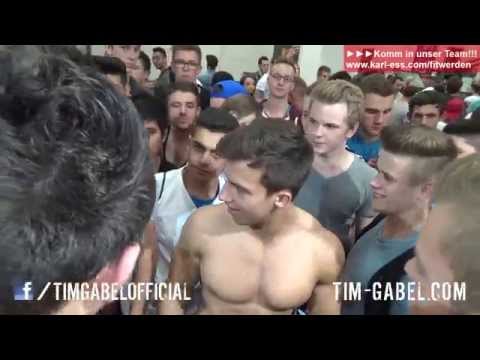 FIBO 2014 backstage mit Ralf Saettele bei GYM AESTHETICS - TIM-GABEL.COM