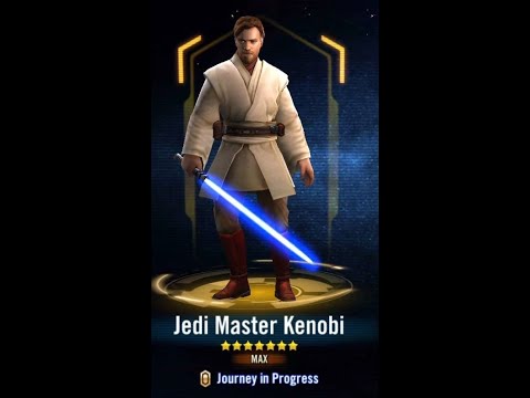 Jedi Master Kenobi Tier VI - Unlocking Kenobi in Star Wars Galaxy of Heros ( SWGOH )
