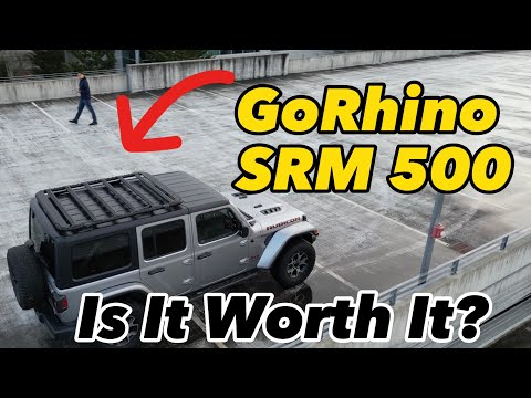 Unbelievably CHEAP Jeep Wrangler JLU Roof Rack (600lb Limit)? Check Out the GoRhino SRM 500!