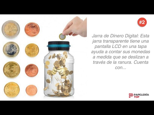Vídeo relacionado con Contador de Hucha Digital Conteo Automático de Piezas Hucha Economizadora Contenedor en Olla con Pantalla LCD y Gran Capacidad para Niños Adultos (1,8 litros)