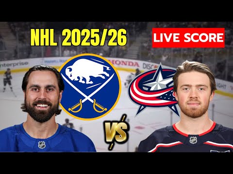 🔴 Buffalo Sabres vs Columbus Blue Jackets | LIVE NHL Regular Season | Live Score Update