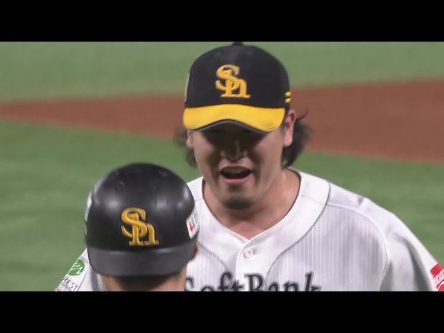【9回表】最後はやはりこの男!! ホークス・杉山一樹 強力クリーンナップを抑え「2025 パーソル CS パ」優勝!! 2025年10月20日 福岡ソフトバンクホークス 対 北海道日本ハムファイターズ