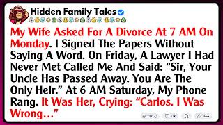 My Wife Asked For A Divorce At 7 AM On Monday. I Signed The Papers Without Saying A Word. On...