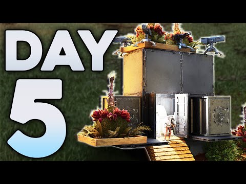 INSANE Solo Progress on my Redwood Forest Base! - ARK Ascended PvP