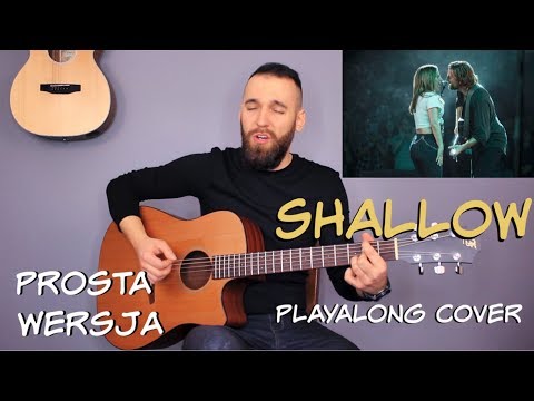 Lady Gaga, Bradley Cooper - Shallow | Cover Gitara | Prosta wersja