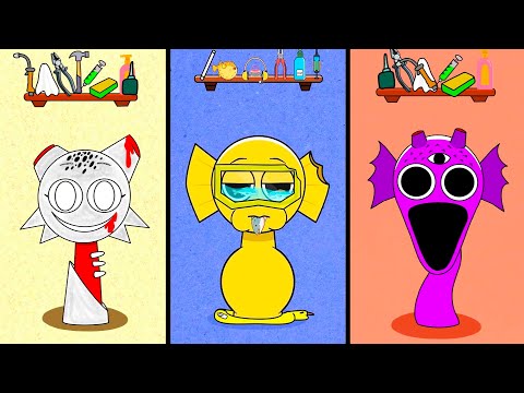 Ohh NO !! HELP Sprunki | Incredibox Sprunki SURVIVED Animation ! 🟢 #sprunki #incredibox