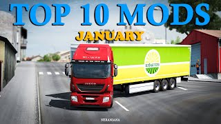 TOP 10 ETS2 MODS - JANUARY 2020  Euro Truck Simula