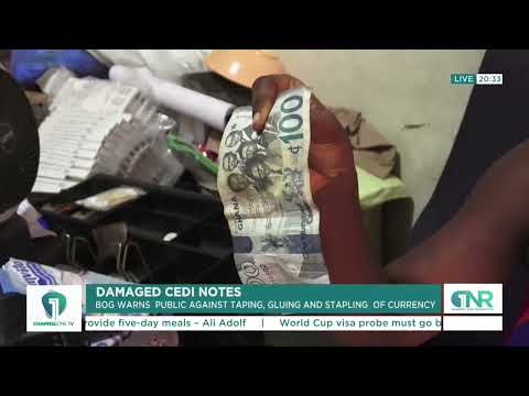 Bank of Ghana Warns Against Repairing Damaged Cedi Notes With Tape & Glue