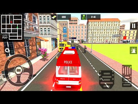 Police Ambulance Van Simulator - Rescue Emergency 911 Driving - Android GamePlay #106