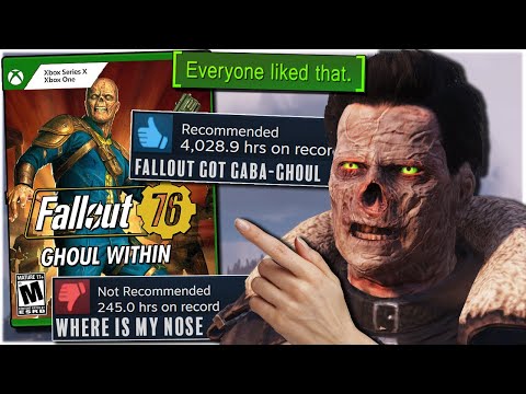 So I TRIED the Fallout 76 GHOUL UPDATE