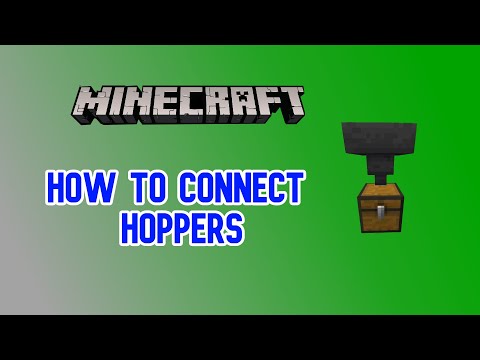 How To Connect Hoppers To A Chest (And Other Things) Minecraft Xbox