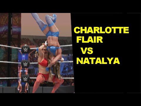 WWE 2K19 Charlotte Flair vs Natalya - Knockout Match